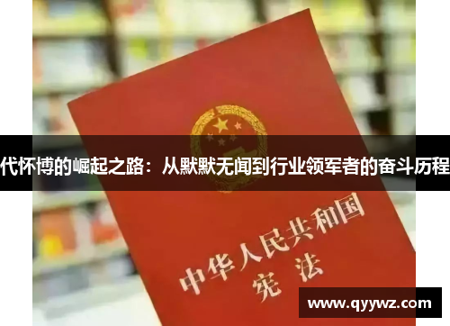代怀博的崛起之路：从默默无闻到行业领军者的奋斗历程